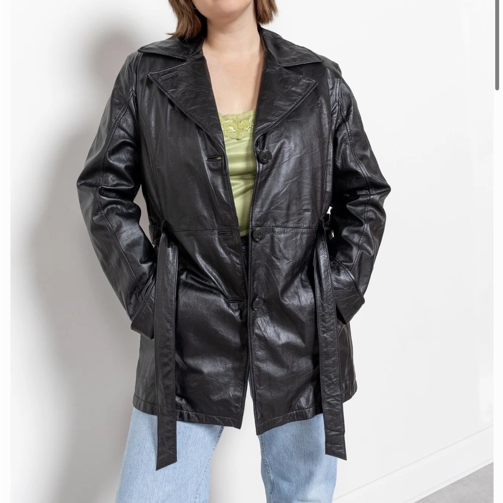 Vintage Wilson’s Leather Trench Coat